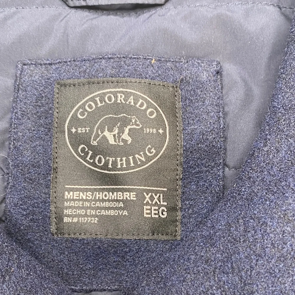Colorado Clothing ‎ Navy Blue Zip-up Coat.
